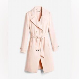 White House Black Market Trench Coat, Medium